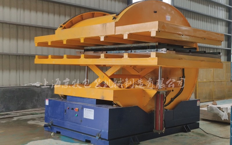 寶鋼——福州寶井  C型旋轉(zhuǎn)式180度翻轉(zhuǎn)機(jī)